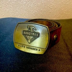 HANDYMAN leather belt